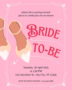 Bride to Be Invitations - Bridal Shower Invites & Bachelorette Party Cards ,Beautiful bride-to-be invitations for bridal showers, bachelorette parties, and pre-wedding celebrations. Elegant designs 