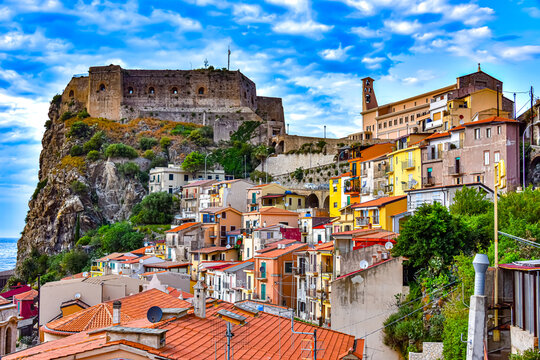 The city of Scilla in the Province of Reggio Calabria, Italy