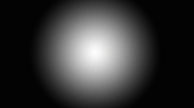 white glowing light effect on black background