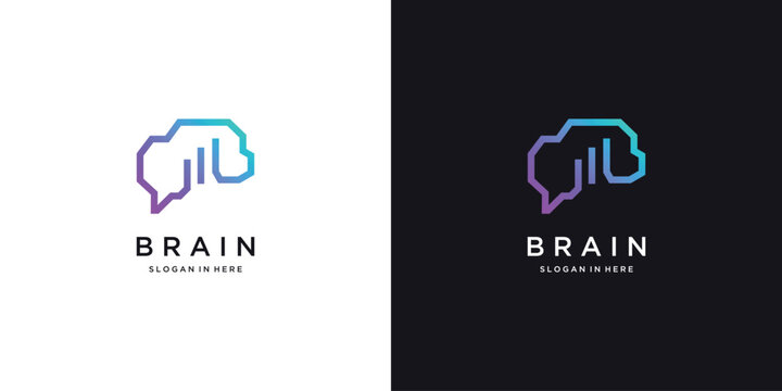 Modern innovation network logo design