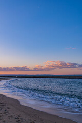 Obraz premium 朝焼けと海