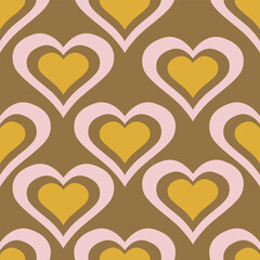 seamless pattern with hearts