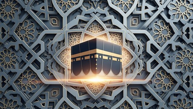 Islamic Architecture Kaaba Mecca Mosque Islamic Art.