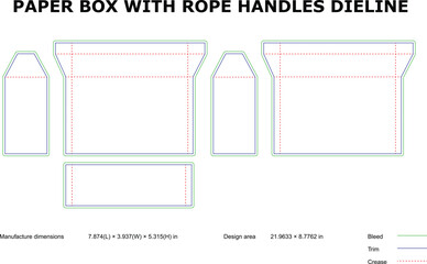 Paper Box Design Layout