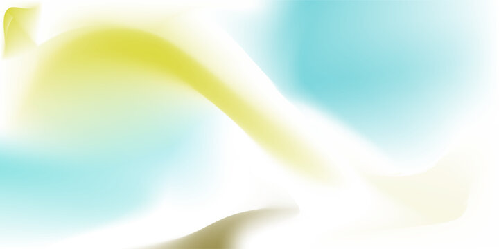 Light blue and green pastel colored gradient background. Abstract spring season blurry vector texture. Nature gradation pattern. Aesthetic bg. Vector soft horizontal backdrop for poster, cover, header