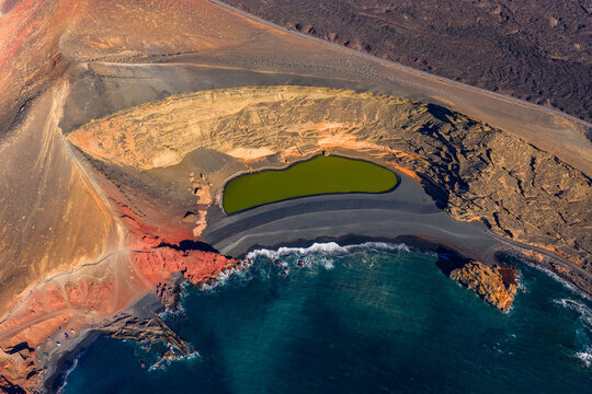 Charco Verde, Lanzarote, Canary Islands, Spain