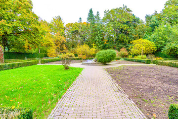 Landscape Botanical Garden Preparing For