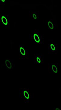 Minimal Abstract Circles in Dark Background