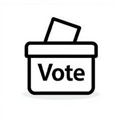 Ballot box promotes voting and democratic participation

