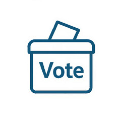 Ballot box promotes voting and democratic participation

