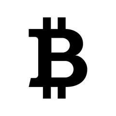 Obraz premium Bitcoin currency symbol icon