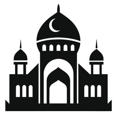 Black Mosque Silhouette