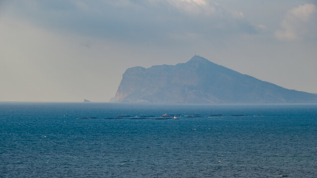 Paisaje en la subida al Pe&ntilde;&oacute;n de Ifach en Calpe, Alicante