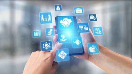 Business concept icons showing mergers and acquisitions, partnership, investment, and growth. mergers and acquisitions creates synergy, supports expansion, and drives corporate value. Gist