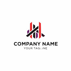 Fototapeta premium Modern Abstract Logo Design for Company Branding.