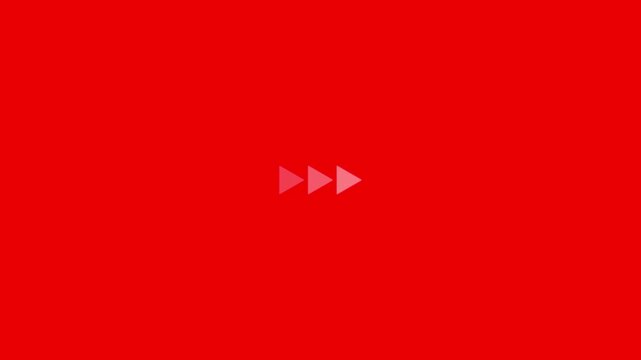 Animation of looping rewind button concept. Rewind Graphic icon 4k motion isolated on Background