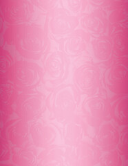 Luxury Pink Rose Pattern Floral Flyer Background for Valentine Designs