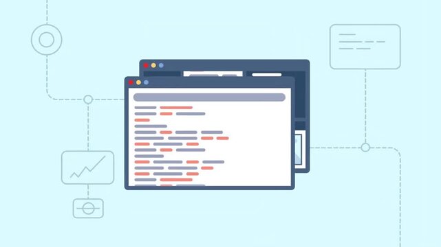 Code Window and System Interface &ndash; Web Development