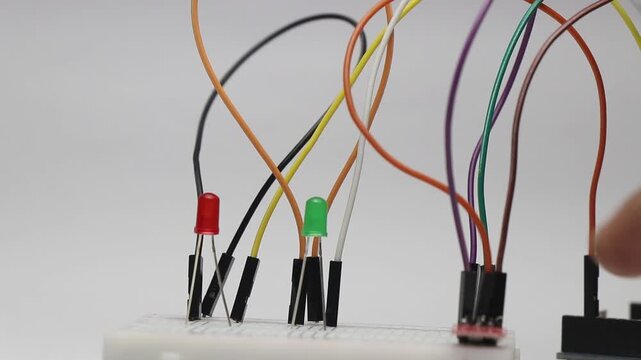 Touch sensor is activating the red led when just touched once and when long pressed it is activating the green led light