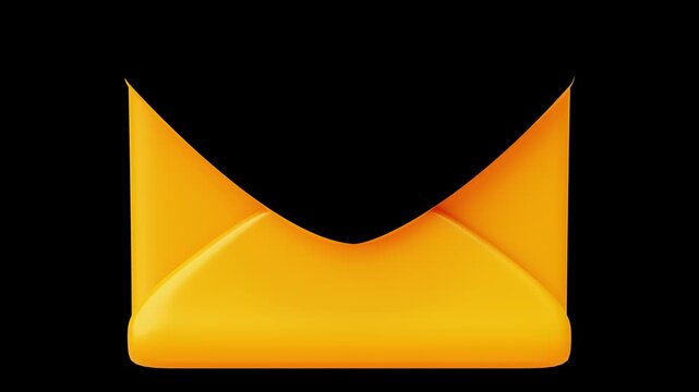 a money jumping from email,video editing animation,illustrator video