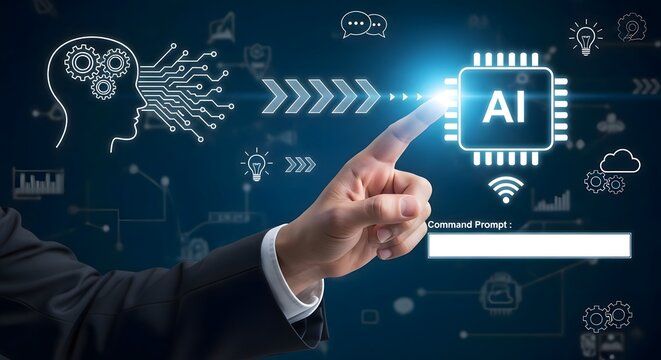 Artificial intelligence ai machine learning deep learning future technology innovation concept