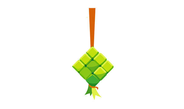 Ramadan ketupat vector illustration for festive Islamic celebration designs