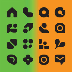 Fototapeta premium set of icons for web and mobile