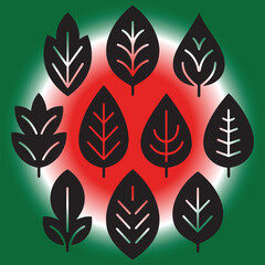 Obraz premium vector illustration of an abstract floral background