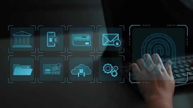 System for safeguarding digital identity using fingerprint authentication, encryption, and secure access protocols across cloud, device, and personal data environments Marrow