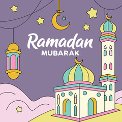 3d-cartoon-mosque-at-night---ramadan-mubarak