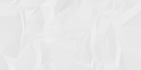 Obraz premium Crumpled paper Blank white crumpled and creased paper poster. Isolated light grungy wrinkled torn old paper material abstract texture background.