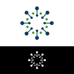 abstract connection icon design vector illustration