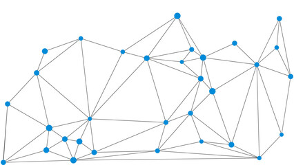 Fototapeta premium Global network connections, digital data transfer and communication network system