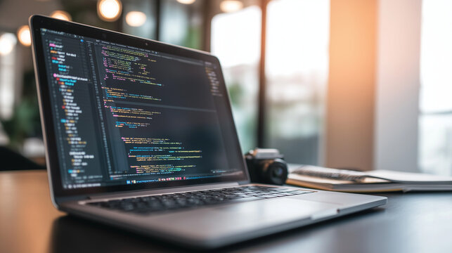 Modern digital creator workspace