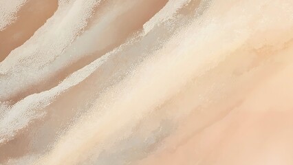 Fototapeta premium Abstract watercolor painting with a palette of beige, tan, and soft pink tones