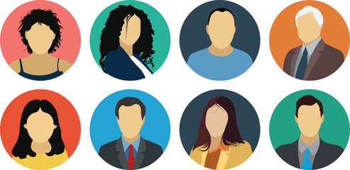 Vector icon set of flip flops shoes in simple silhouette style for fashion and design use