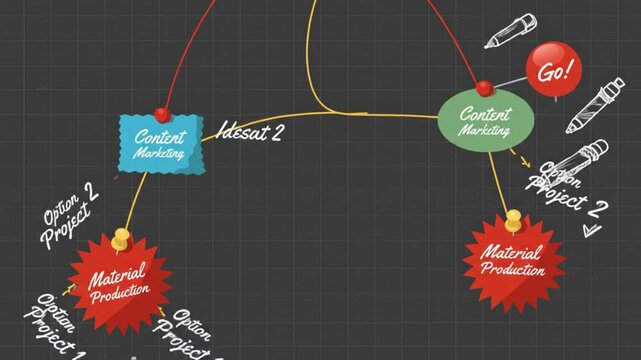 Interactive Business Mind Map Project Strategy & Creative Planning Visual