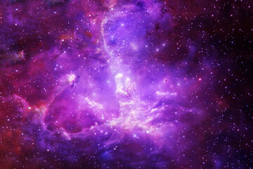 Beautiful, bright, cosmic nebula. Elements of this image furnished by NASA © Artsiom P