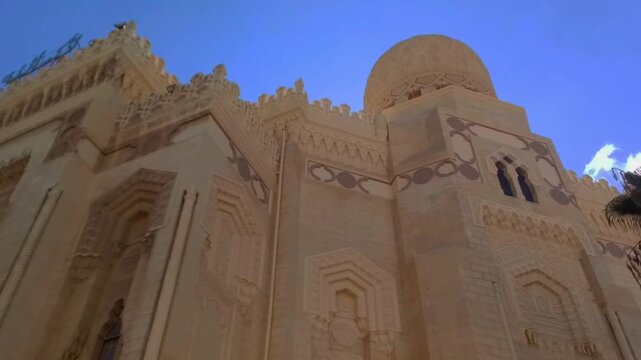 A landmark in Alexandria, Egypt, is called Al Mursi Abu Al Abbas Mosque. It's opposite the Mediterranean Sea. Abu Al-Abbas was born in Andalusia in 616 AH (1219 AD). He lived in Alexandria, Egypt.
