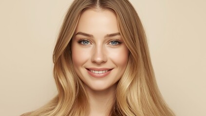 Naklejka premium Image of a lovely young blonde