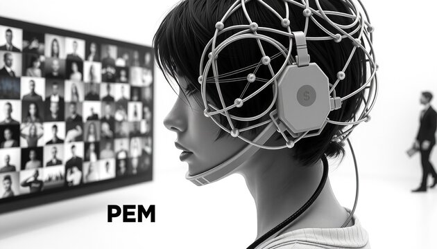 Futuristic Mind Connection Device