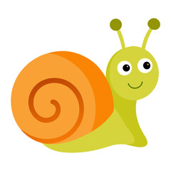 funny snail cartoon