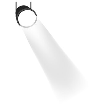 Angled Stage Spotlight PNG Transparent Background | Professional Studio Light Beam Effect