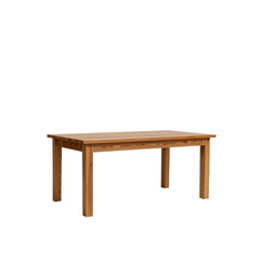 Simple Wooden Table With Smooth Surface and Sturdy Legs for Dining or Workspace Use