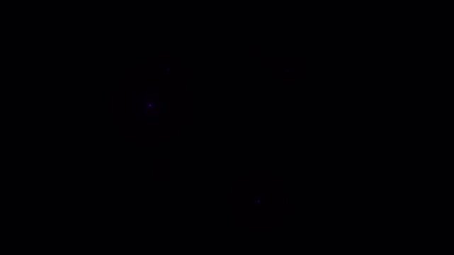 Purple Energy Charge Build Alpha Channel Transparent 4K
