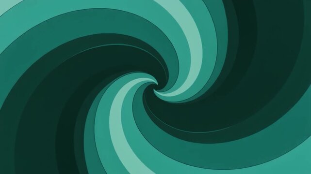 Multi layer teal arcs rotating opposite directions calm swirl cinematic surreal ethereal ambience cascading softly glowing futuristic abstract unique style