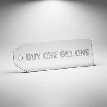 Buy one get one sign