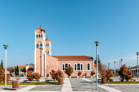 Church of Saint Dimitrios in Kavyli village in the northern part of the Evros regional unit in Greece, part of the municipal unit of Vyssa, part of the municipality Orestiada
