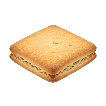 Delicious square biscuit sandwich