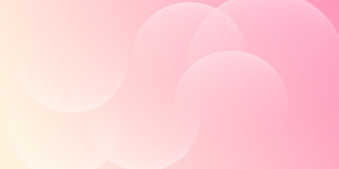 abstract minimalist banner background, pastel colorful, pink and yellow gradations. Circle effect style geometric, abstract background.